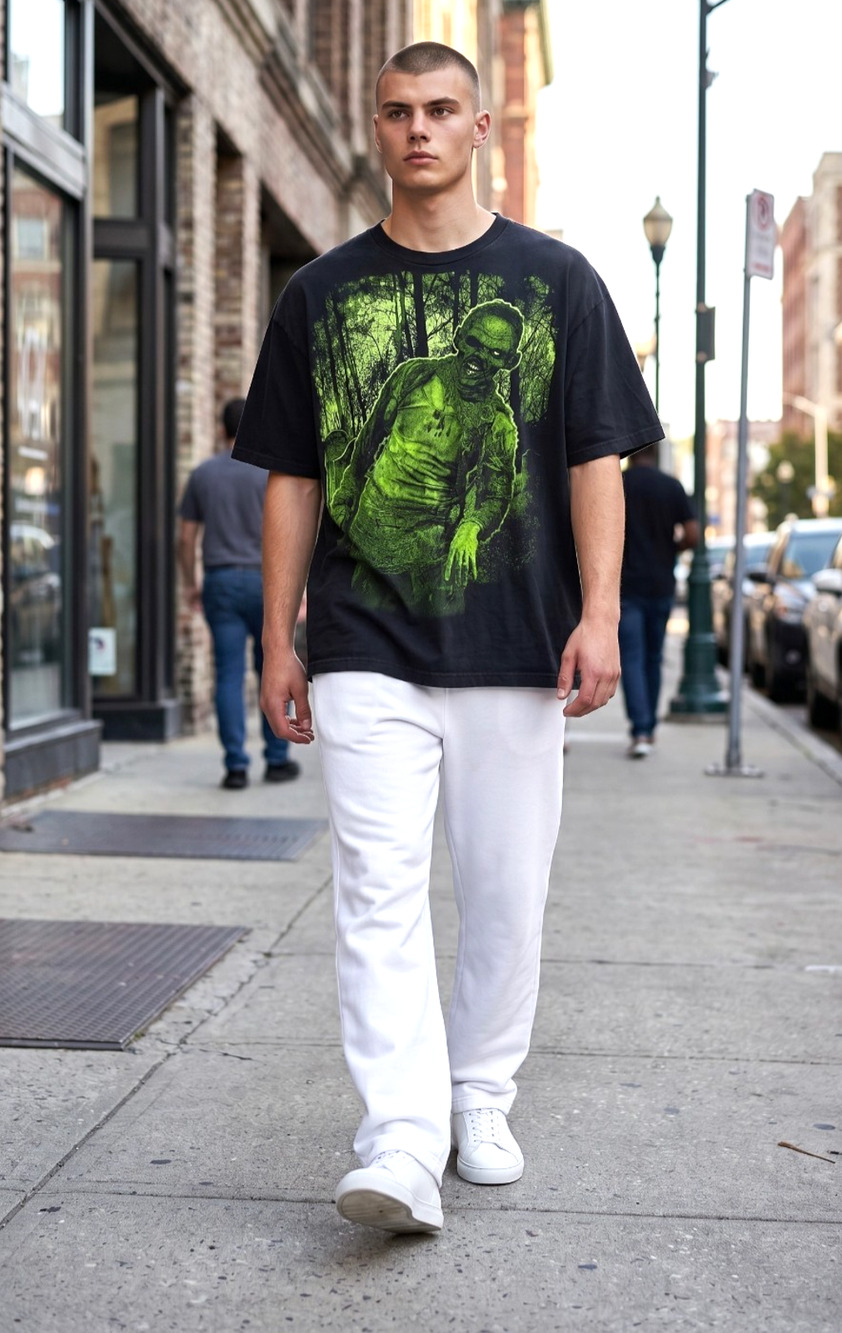 VTG Night Of The Living Dead Zombie SHIRT Tee Y2K Horror Delta Pro Weight 2XL